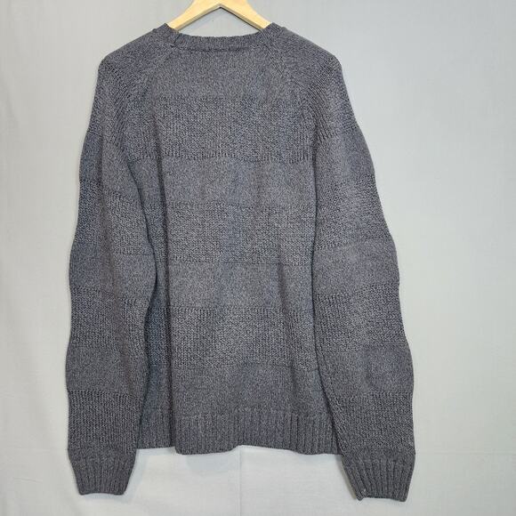 TIMBERLAND Men's Cotton Cable‎ Knit Gray Sweater Sz XL NWT - Picture 3 of 6